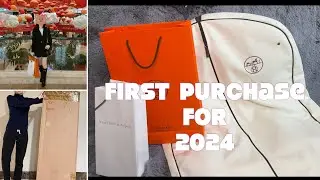 First Purchase for 2024 ⏐ reveal/unboxing  ⏐ HERMES + Van Cleef & Arpels
