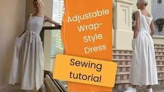 Adjustable Wrap-Style Dress | Convertible One-Piece Dress | Sewing Tutorial