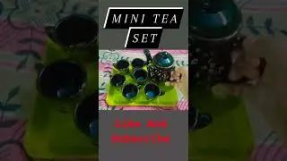Mini Tea Set| Cute mini  Bonechina tea set|Pack of One Kettle and Six Cups|Right Mindz with Rashmi|