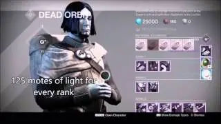Destiny - Ranking up faction (Dead Orbit) 9 ranks in 2 minutes