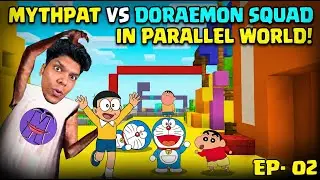 😱 @Mythpat become Granny with Doraemon & His Friends I granny vs doraemon I  doraemon granny
