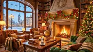 Romantic Winter Jazz Cafe ❄️🌹 Smooth Piano & Cozy Ambience for Valentine's