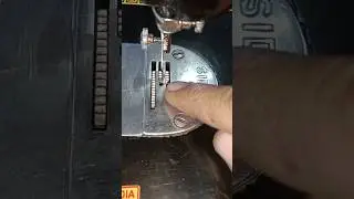 Sewing machine feed dog setting 👍#sewing #sewingmachine #repair