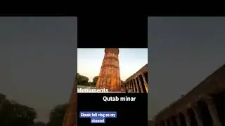 Mini Qutub minar vlog/#shorts #qutubminar #monument #delhi