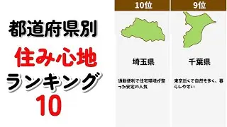 2025年都道府県別住み心地ランキングTOP10