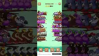 bird sort 2 color puzzle solution niveau 391 #games #gaming #puzzle #puzzlegame #androidgames