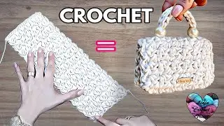 Свяжите полоску крючком и сложите!!! У тебя получится чудо!!! Вязание крючком легко