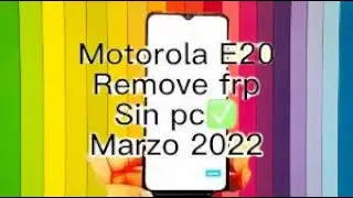 Motorola E20 (XT2155) FRP Bypass Android 11 Without Pc Next Button Not Working Solution. unlock goog