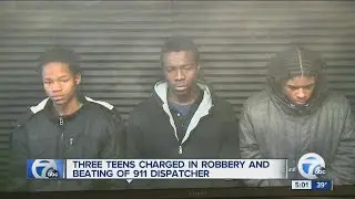 Men charged in Detroit robbery and assault of 911 dispatcher