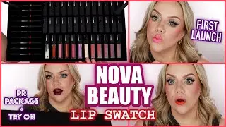 NOVA BEAUTY !!! REVEAL & SWATCHES: Lipsticks, Lip Liners & Glosses!