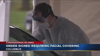 Order signed requiring facial covering in Columbus