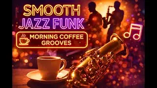 Smooth Jazz Funk ☕ Morning Coffee Grooves | Relaxing Funky Jazz for Work & Chill