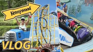 Riding Steel Curtain & Classic Flat Rides at Kennywood | VLOG | July 2019