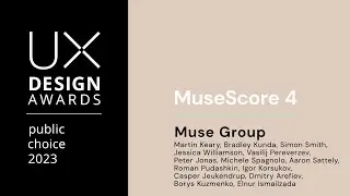Meet the winners: UX Design Award | Public Choice 2023: &ldquo;MuseScore 4&rdquo; by Muse group