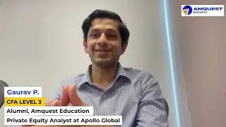 Meet Gaurav, Our CFA student!