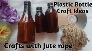 Jute Craft Ideas | plastic bottle craft ideas  | best out of waste ideas | best out of waste