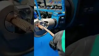 10 secs high quality Cu C clamp connector and crimping tool one stop solution by Tianze Electric