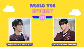 Would You Rather Korean Drama True Beauty Edition | Cha Eun Woo and Moon Ga Young #thedramaprincess
