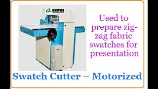 Swatch Cutter &ndash; Motorized -Automatic| Q-Test | Amith Garment Services