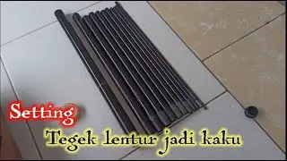 Belajar bareng‼️Setting tegek lentur jadi Super kaku #tutorial #tips