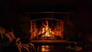 🔥 Cozy Fireplace Ambience with Soft Piano Background 🎹 | Warm Relaxing Atmosphere