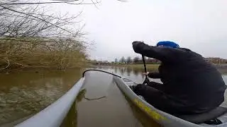 Sunday 19/03 paddle. Ares OC1, Clifton Run. Very strong river flow.