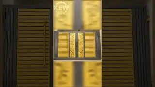 &ldquo;शानदार डिजाइन, मजबूत क्वालिटी 💛Royal Gold Finish Designer Gate 🔥Subscribe for more gate designs&rdquo;