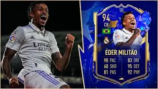 *&iquest;MEJOR QUE LUCIO WC?* EDER MILITAO 94 TOTY REVIEW | FIFA 23 | RUBHD