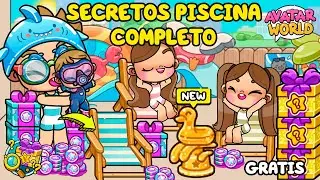 LOS 14 SECRETOS de la PISCINA de COUNTRY CLUB con MUCHAS MONEDAS GRATIS✨ en Avatar World