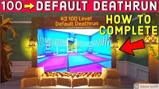How to Complete 100 Level Default Deathrun by JDuth 6829-1378-2440 Fortnite Creative Deathrun Map!