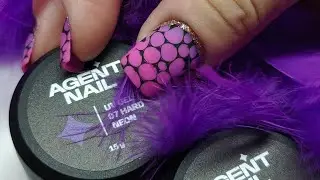 Градиент гелями от Agent Nail🔥Наращивание на формы Матрёшка💥
