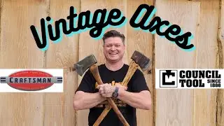 Two EXCELLENT vintage splitting axes