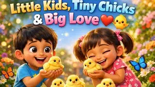 Little kids ,Tiny Chicks & Big Love 💕 🐥