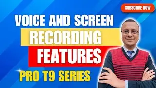 Screen and voice Recording Feature | Pro T9 Series | Promark's Interactive Flat Panel Display