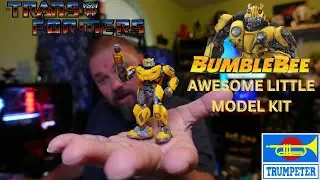 Amazing little Transformers Bumblebee model kit from Trumpeter