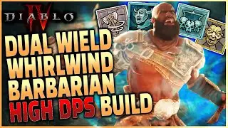 Diablo 4 : The BEST Ultimate Whirlwind Highest Dps Barbarian End Game Build Guide!