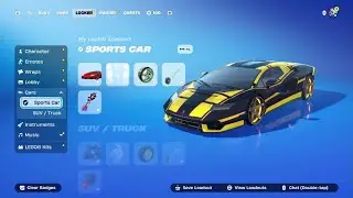 How to change your car In fortnite rocket racing.