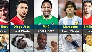 Last Photos of Football Players Before Death 💔 | @Azdata