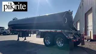 6,500 Painted Aluminum Tank Trailer for the Oil and Gas Industry  | Pik Rite Vacuum Tanks