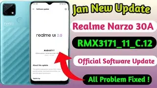 Realme Narzo 30A C.12 New Update & Features//Realme Narzo 30A January update//Narzo 30A C.12 Update