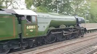 1Z72 / 1Z73 - Flying Scotsman 60103 passes West Byfleet - 17/06/23