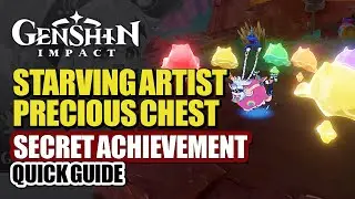 Starving Artist Secret Achievement Quick Guide | Xalac Vale Graffiti Trapped Colors | Genshin Impact