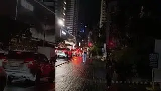 Heavy Traffic in San Miguel Ave, Ortigas | Nighttime in the Philippines 🌙