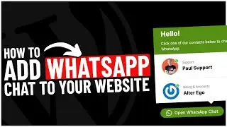 How To Add WhatsApp Chat To Your Website Fast! SocialChat