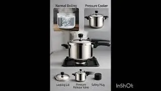How do a pressure cooker works? #pressur #temperature