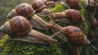 Night Shift: How Snails Survive by Foraging Under the Cover of Darkness (4K Nature)