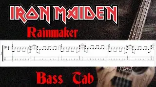Iron Maiden - Rainmaker - Bass Track Only with Tab and Score