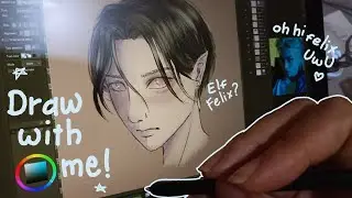 ✍🏻Draw with me | Felix from SKZ as the model | Lofi Sound