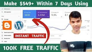 How To Get FREE 95000 Website Traffic Without SEO | Free  website traffic