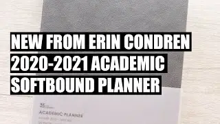 2020 Academic Softbound Planner Erin Condren Focused Academic Planner